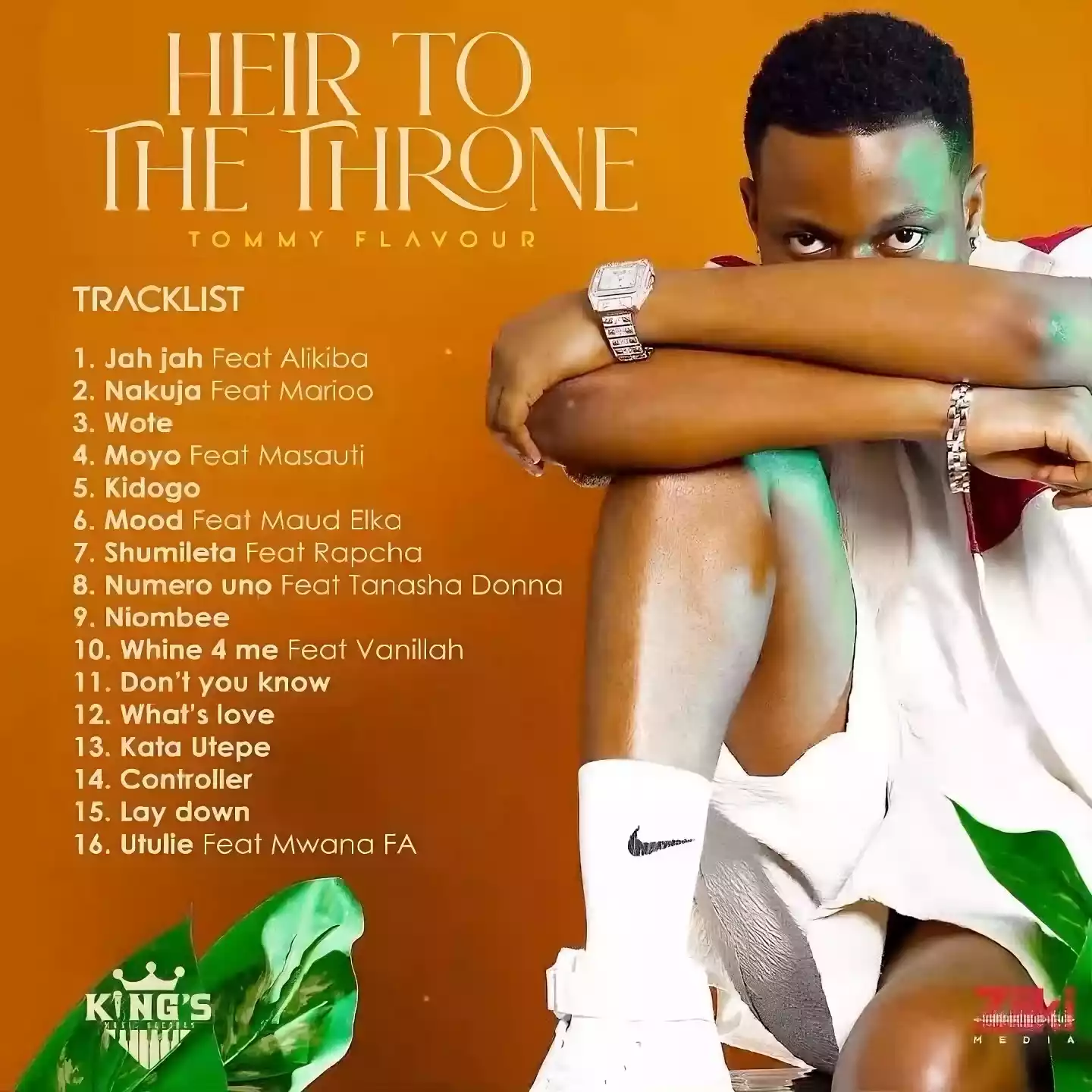 Tommy Flavour - Heir To The Throne Tracklist